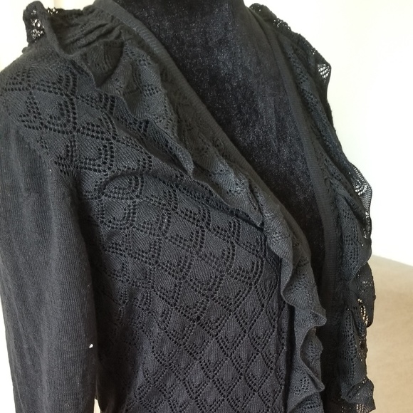 Covington Womens Lacy Look Sweater Size XL - Picture 4 of 8